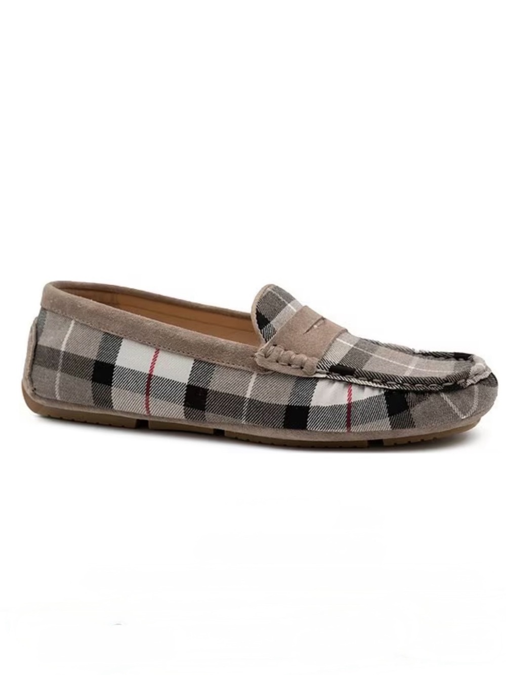 Flag Ltd. Morgan Plaid Loafers 9.5 NWT